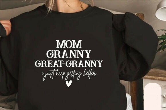 Mom Granny Great Granny SVG: A Heartfelt Embroidery Design