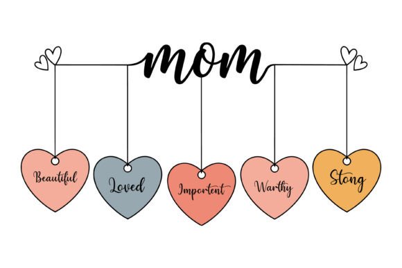 Mom Heart Tags SVG Bundle: A Versatile Gift Idea