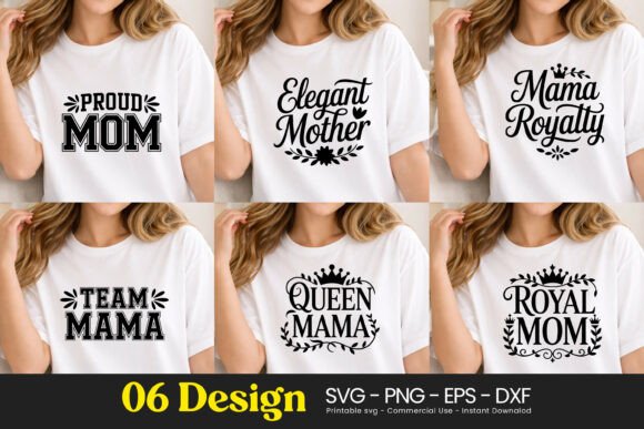 Proud Mom Royal Mama Quotes: A Versatile Embroidery Design