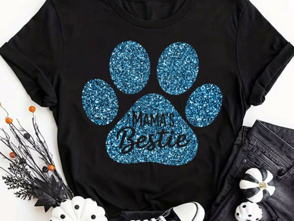 Review of Mama's Bestie Paw Print SVG for Embroidery