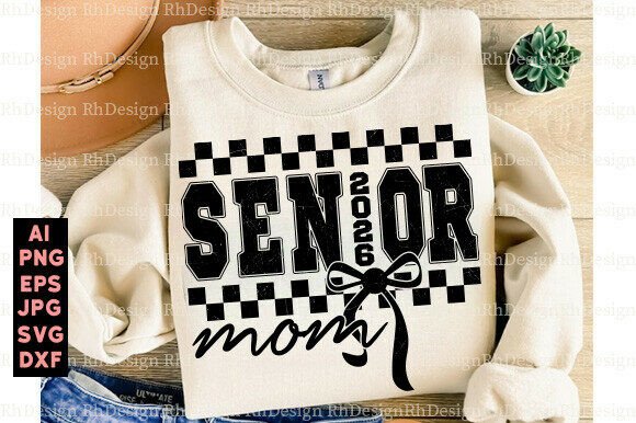 Senior Mom 2026: A Perfect Graduation Embroidery Design
